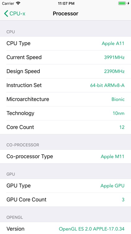 CPU-x Dasher z Battery life screenshot-6