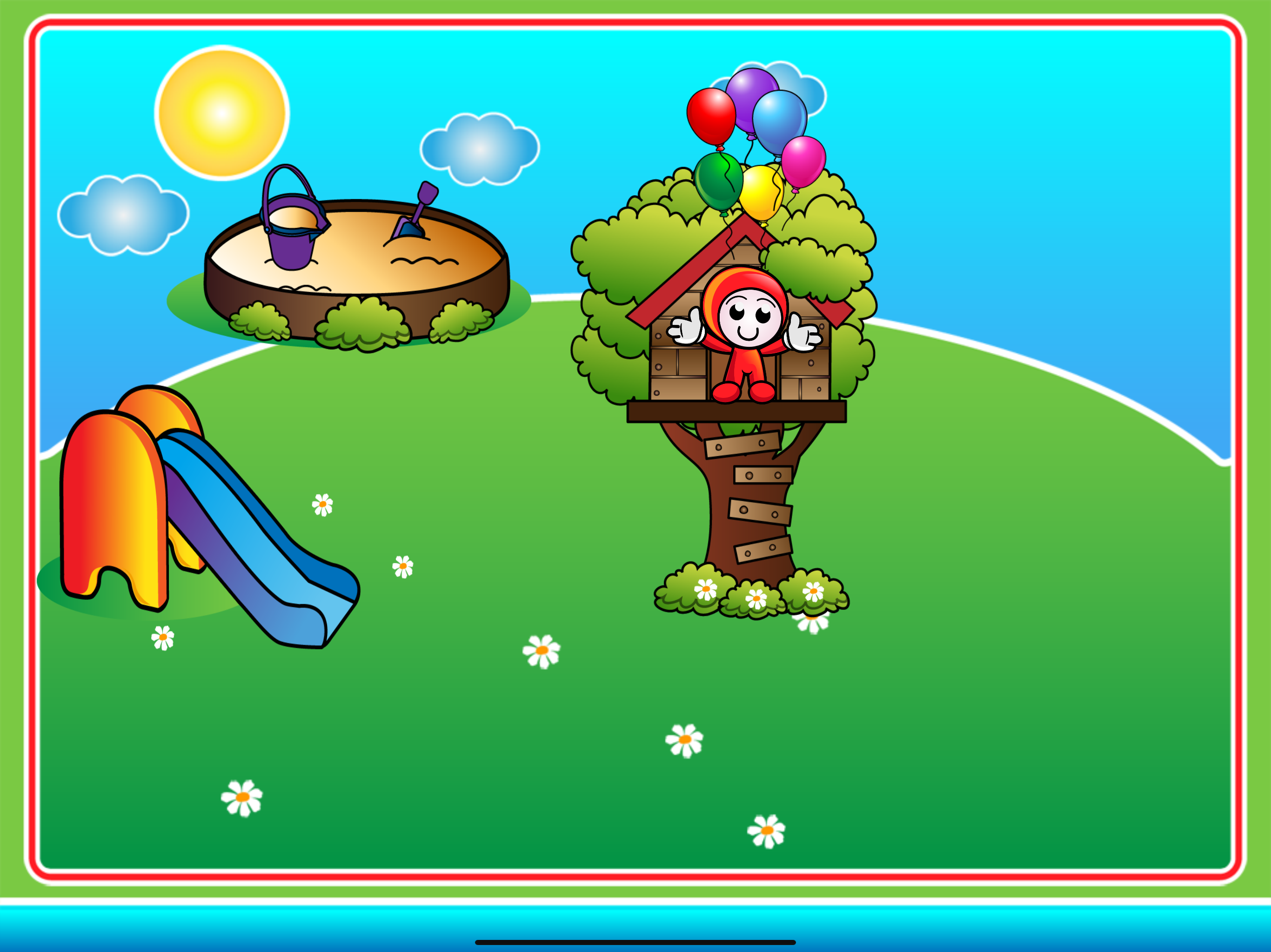 Preschool Kids Learning Pool