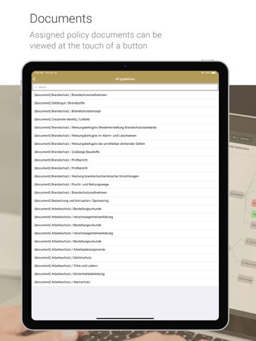 otris compliance iPad screenshot