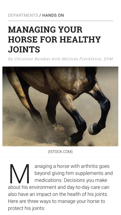 EQUUS Magazine screenshot 3