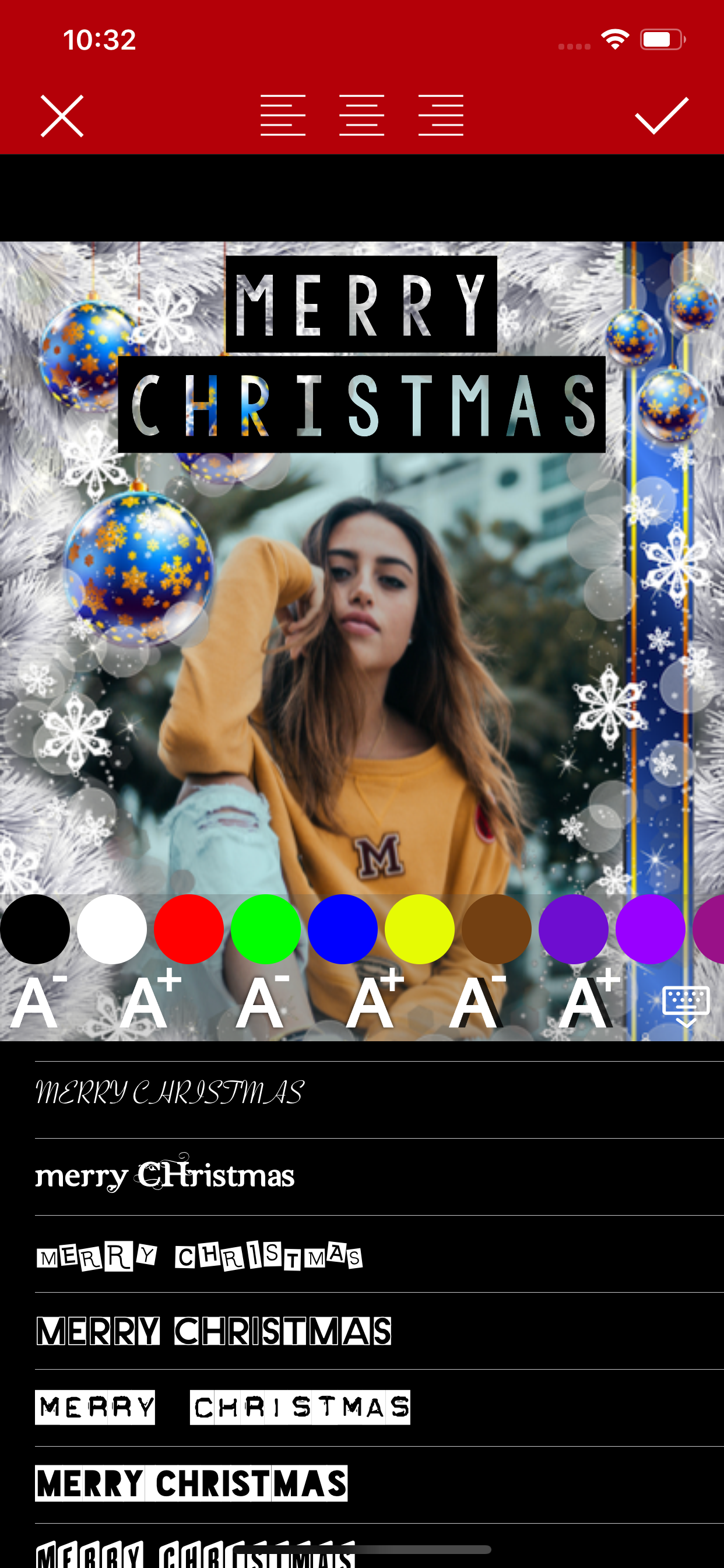 Christmas Photo Frames Effect screenshot 3