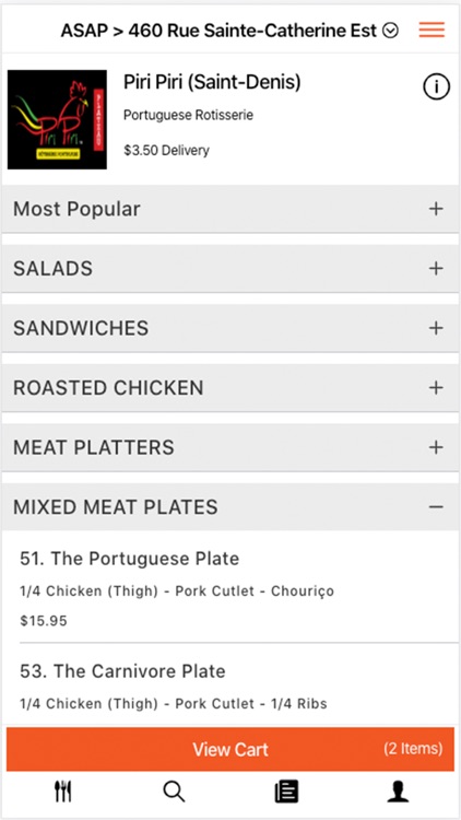ALCE: Livraison de repas