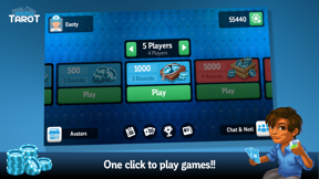 Exoty Tarot 3, 4 or 5 players screenshot