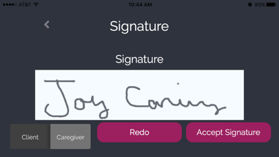 Rosemark Caregiver Mobile Screenshot