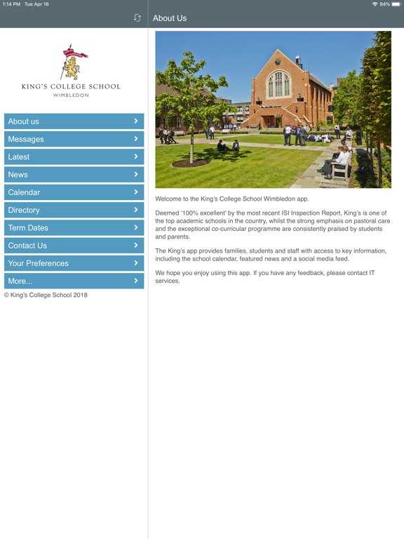Screenshot #4 pour Kings College School Wimbledon