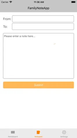 Game screenshot FamilyNoteApp hack