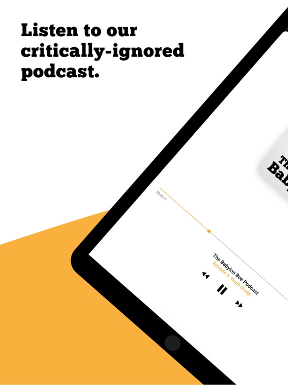 The Babylon Bee iPad screenshot 5 - News app