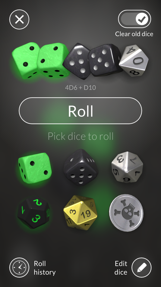 #5. Dice Bag - 3D dice (iOS) 来自: Lost Minds