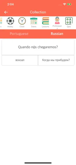 Game screenshot Portuguese-Russian Dictionary hack
