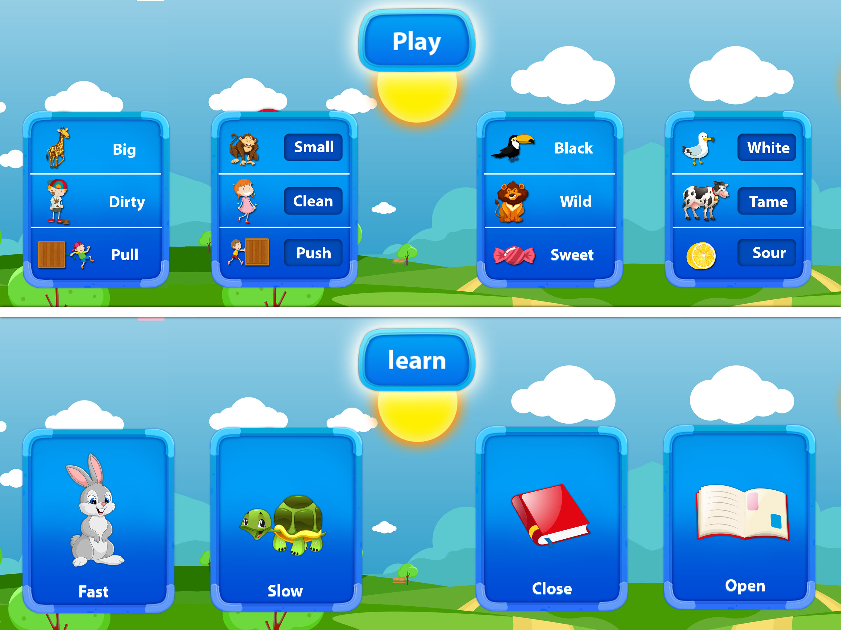 Learn Opposite Words with fun screenshot 8