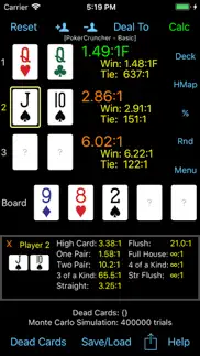 pokercruncher - basic - odds iphone screenshot 3