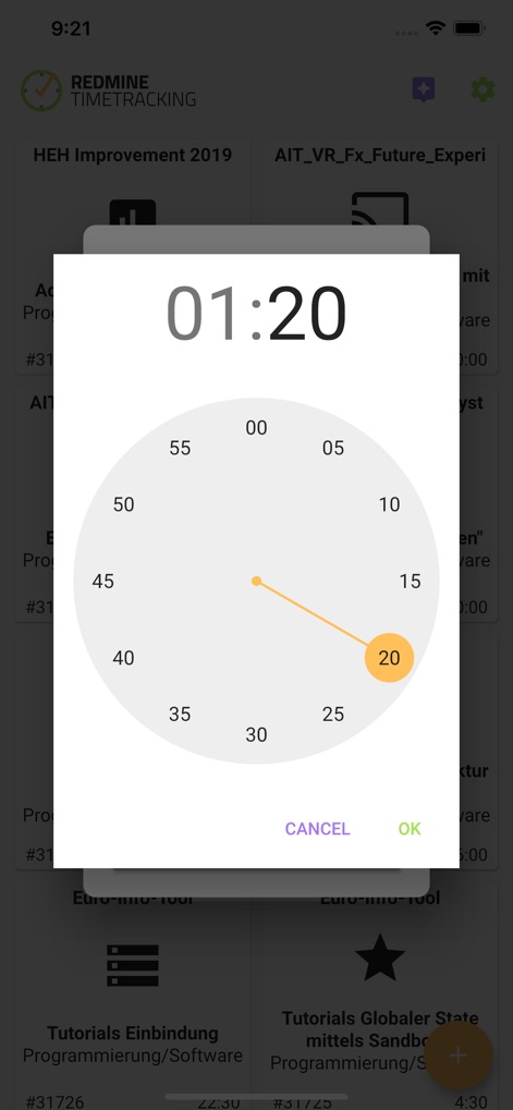 REDMINE TIMETRACKING - Productivity App | MWM