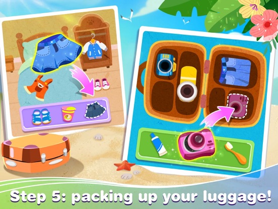 Baby Panda Vacation - BabyBus iPad screenshot 5 - Education app