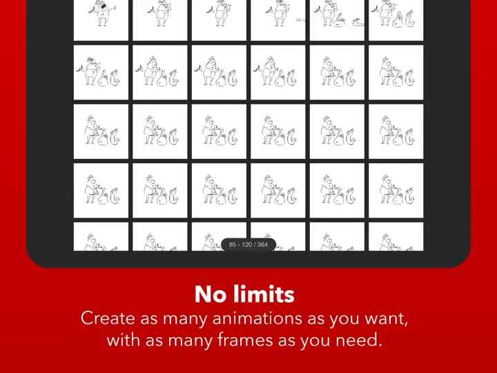Captura de pantalla de Animation Creator HD en iPhone 4
