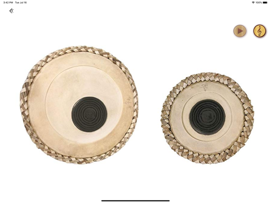 Tabla Drums Dhol Piano Guitar iPad screenshot 6 - Music app