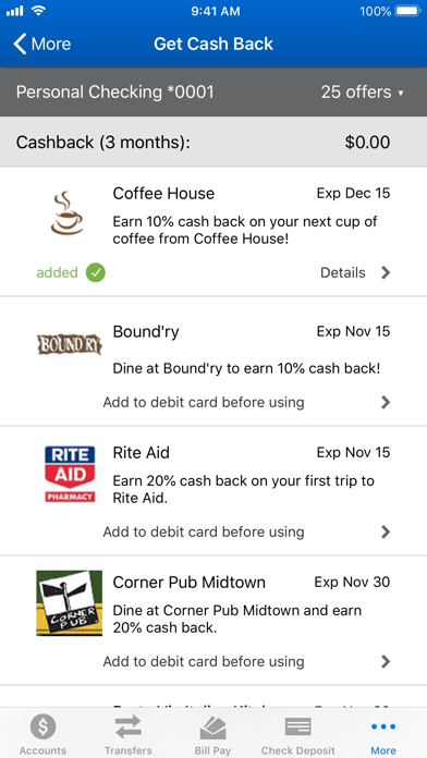 HEBFCU Mobile Banking Screenshot