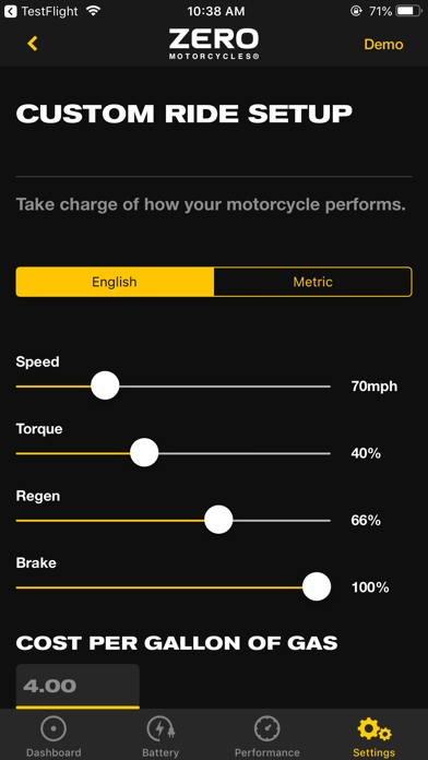 Zero Motorcycles Screenshot