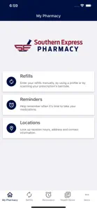 Southern Express Pharmacy screenshot #1 for iPhone
