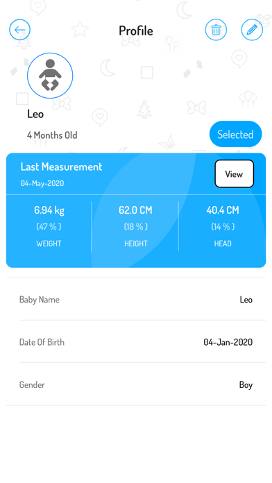 Ozeri Baby Scale Screenshot