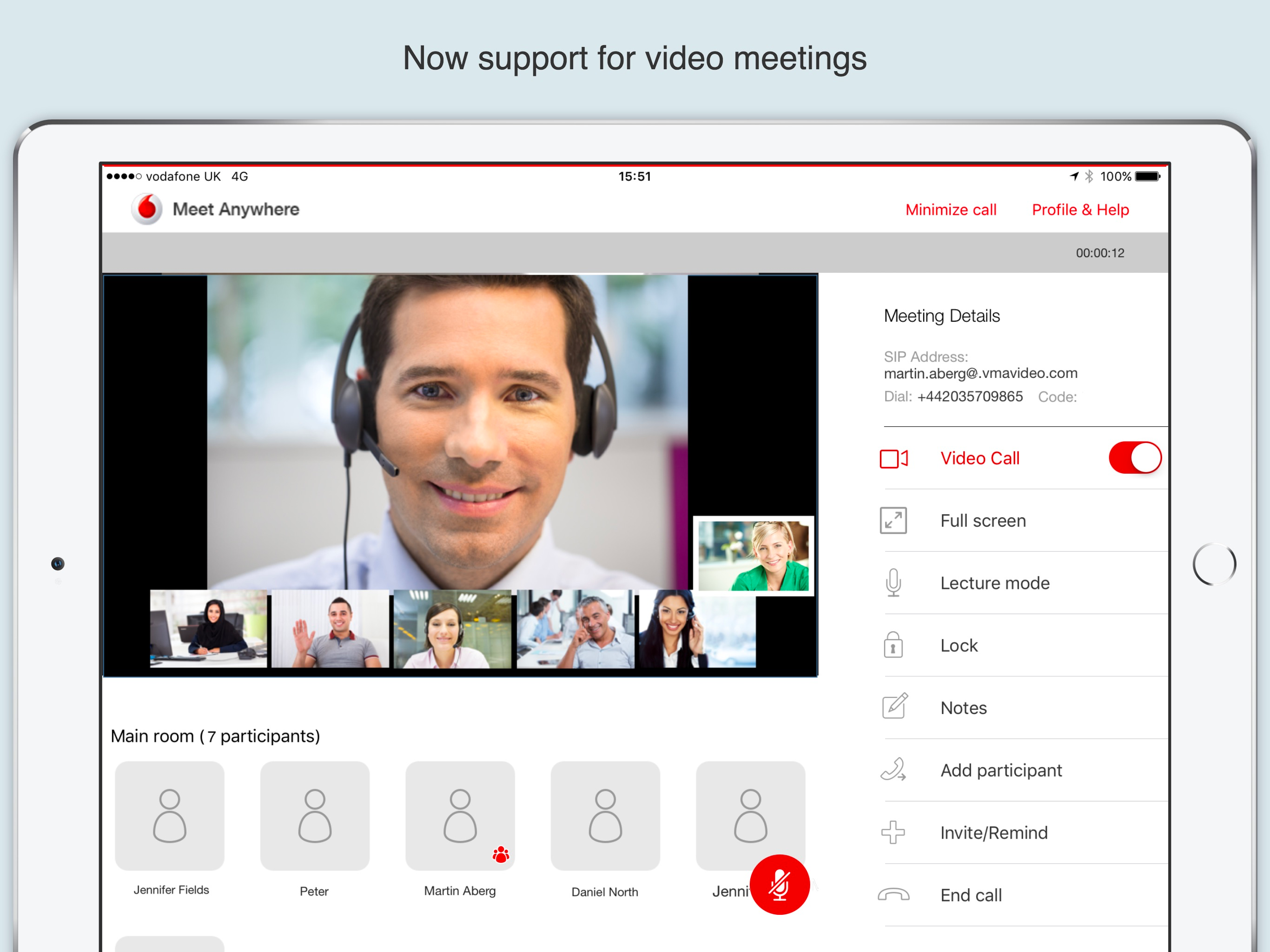 Vodafone Meet Anywhere screenshot 8