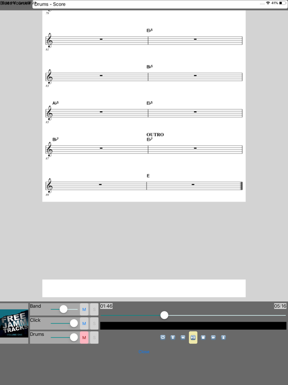 Unjammit! iPad screenshot 9 - Music app