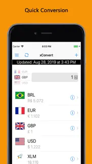 currency converter plus iphone screenshot 1