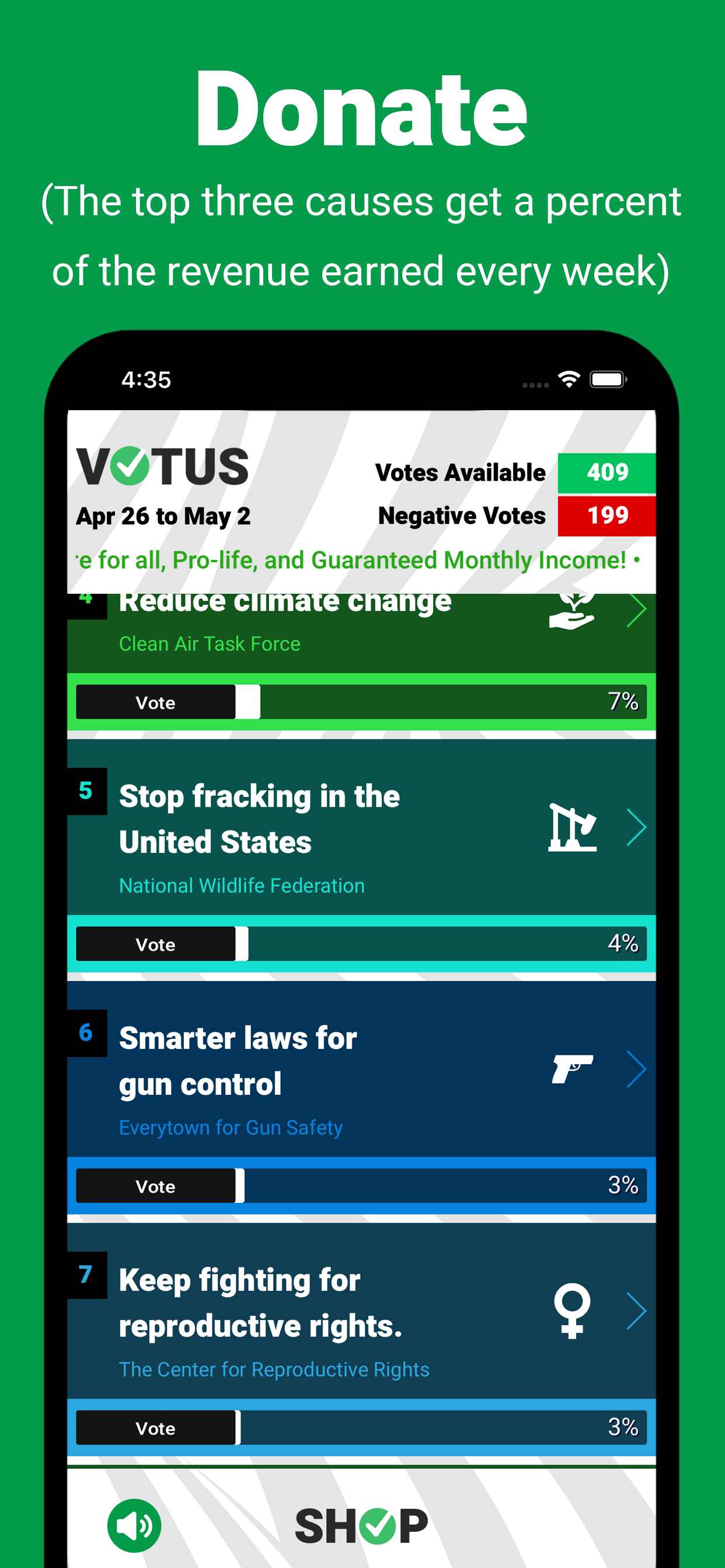 VOTUS - Vote for Social Change screenshot 4