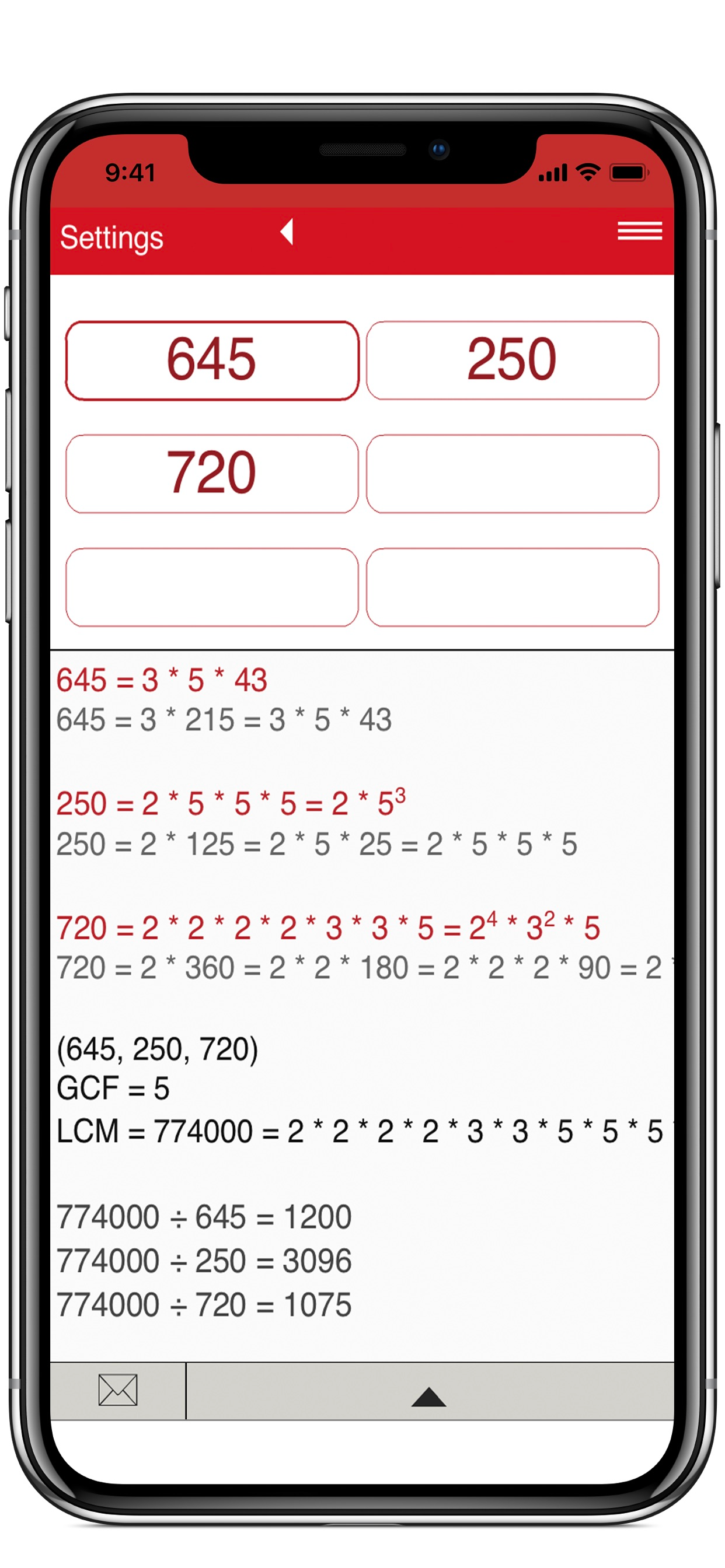 Prime Factorization Factorizer