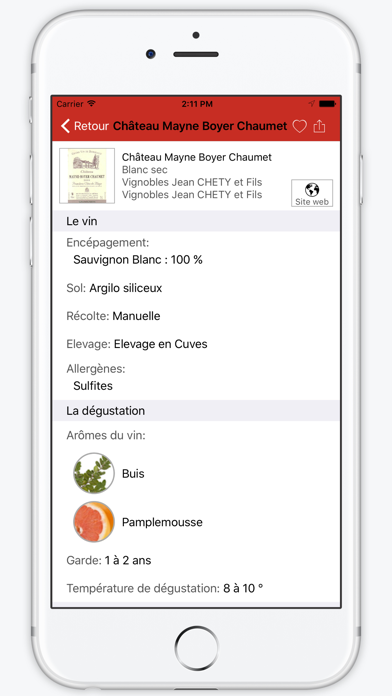 Screenshot #3 pour SmartBordeaux Vins de Bordeaux