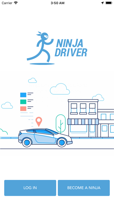 Ninja Driver iPhone screenshot 1 - Travel app