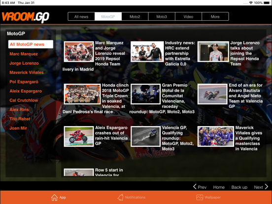 Screenshot #4 pour Vroom.GP - MotoGP & More