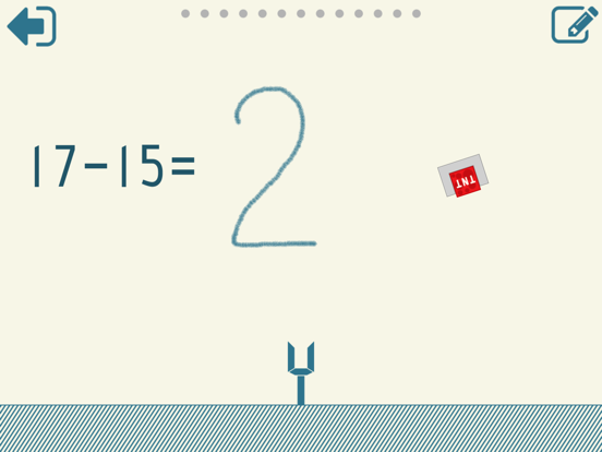 Subtraction Math Trainer iPad screenshot