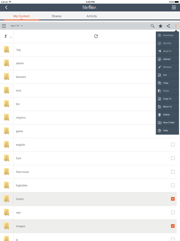 FileFlex iPad screenshot 4 - Productivity app