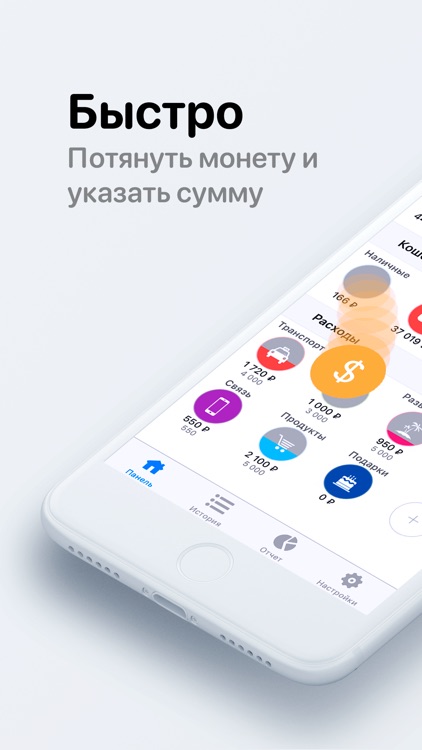 Budget: кошелек, расходы денег