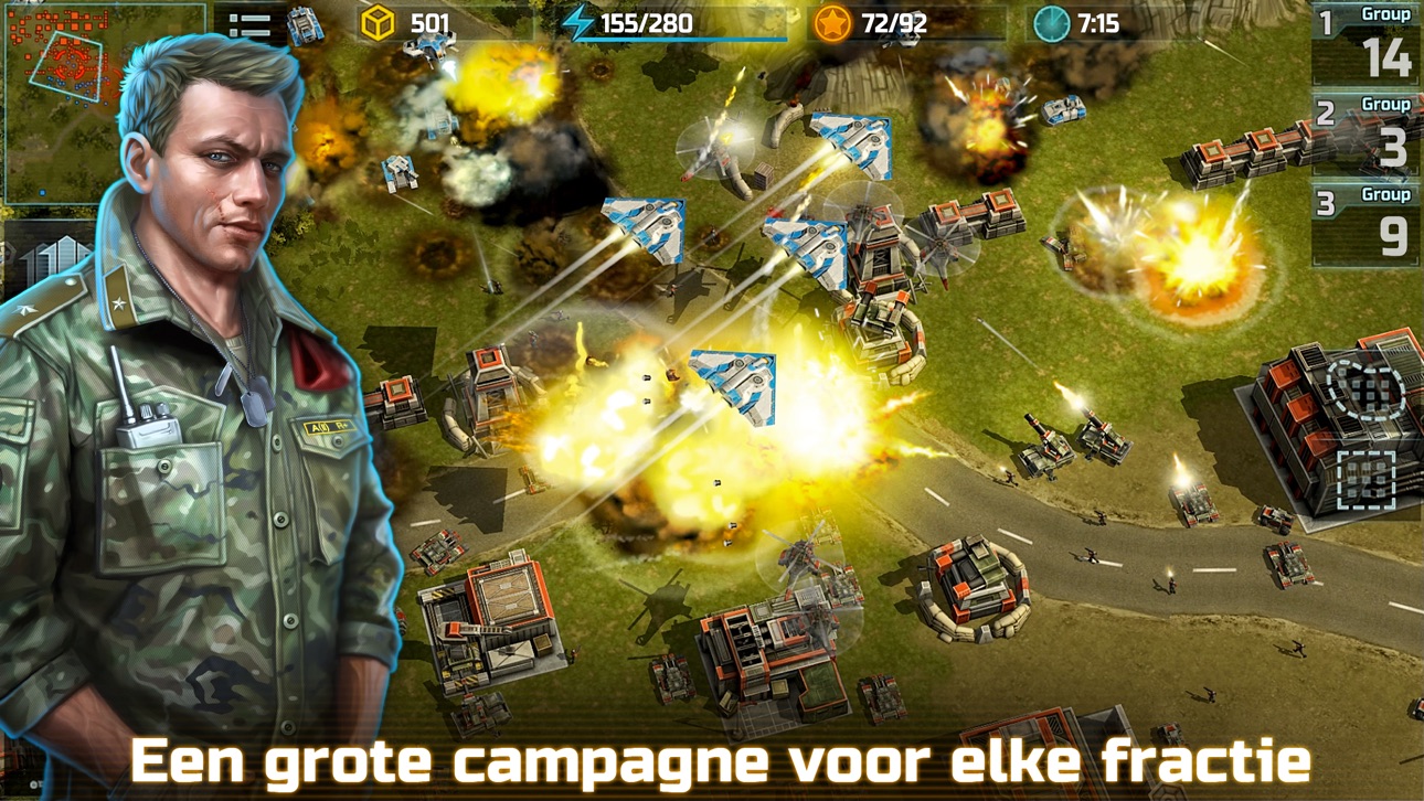 Art Of War 3:RTS Strategy Game iOS Mod IPA screenshot 5 - iOS game interface