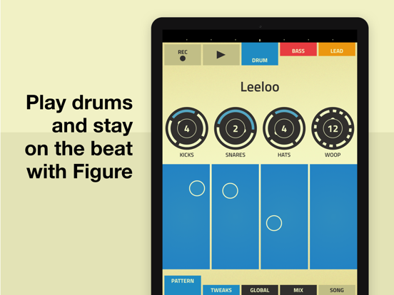 Figure - Make Music & Beats iPad app afbeelding 1