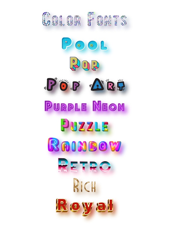 Fonts & Text on Photo - Fonts8 iPad screenshot 6 - Photo & Video app