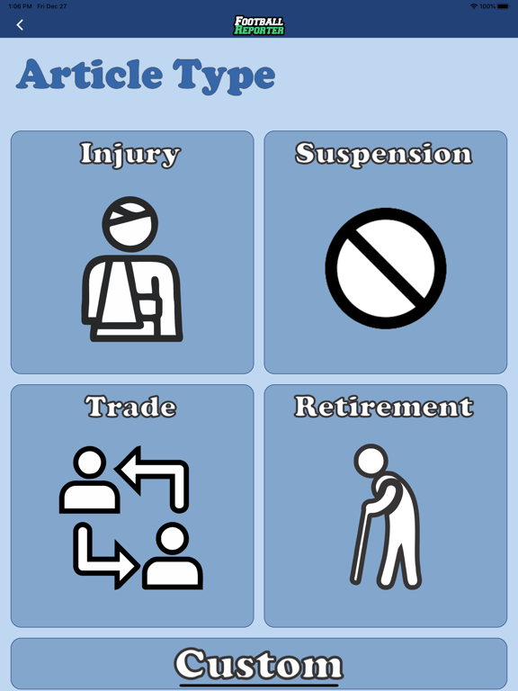 Screenshot #4 pour Football Reporter