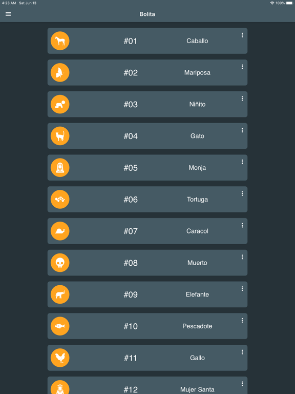 La Bolita: la lotería de Cuba iPad screenshot 4 - Finance app