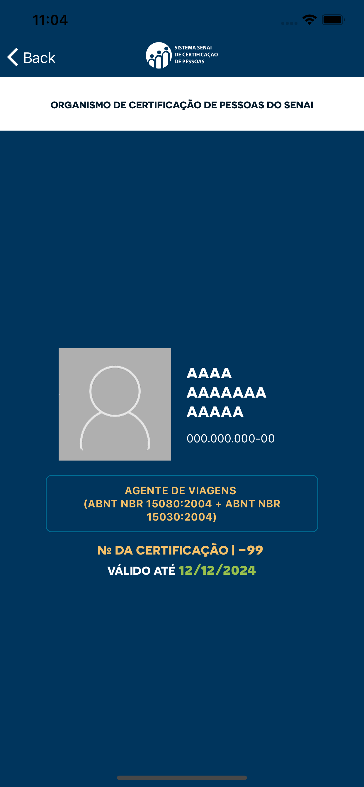 SSCP - Sistema de Certificação