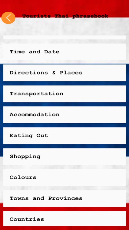 Tourists Thai phrasebook