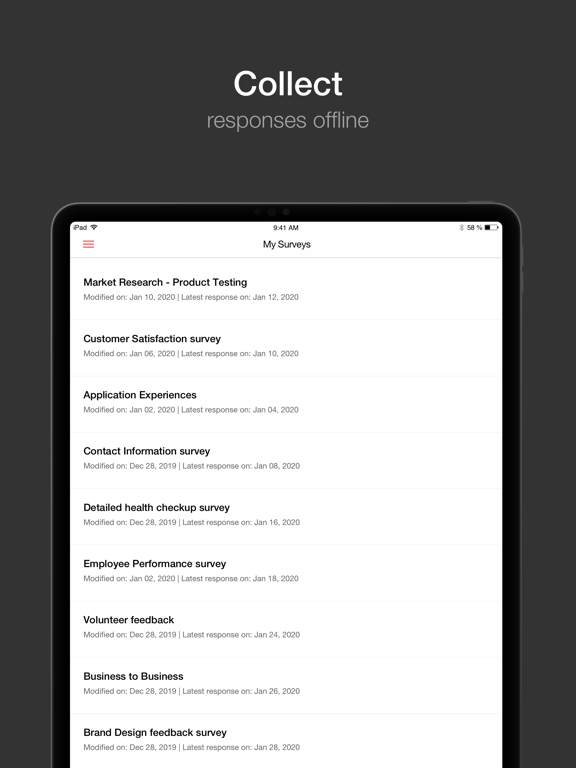 Screenshot #5 pour Zoho Survey - Offline Survey