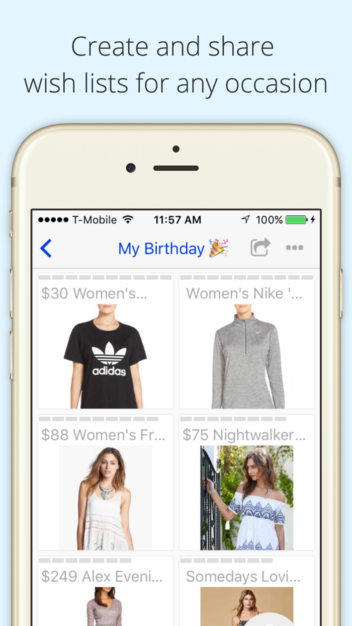 WishMindr Wish List and Registry