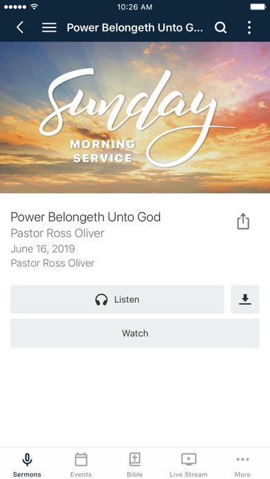 Faith Baptist Church Sydney Screenshot
