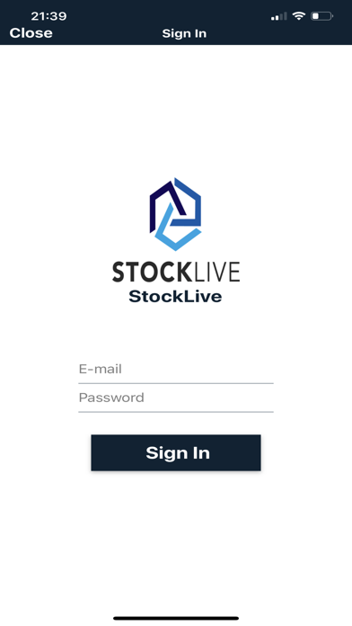 StockLive Mobile Bidding Screenshot