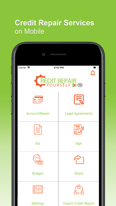 Credit RepairYourself Screenshot