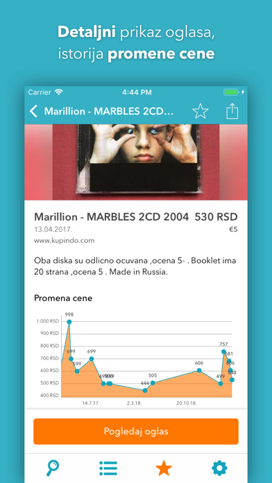 Goglasi iPhone screenshot 5 - Shopping app