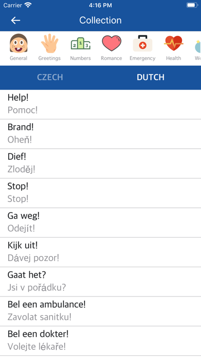Screenshot #2 pour Czech Dutch Dictionary