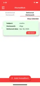 iHomework screenshot #4 for iPhone