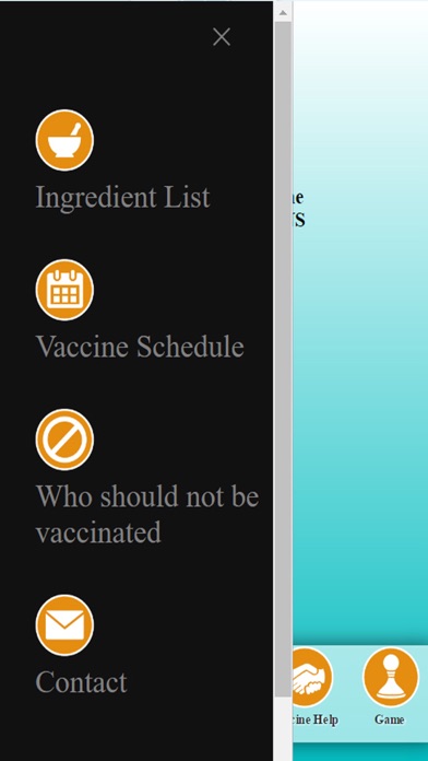 Vaccine Adverse Reactions Screenshot
